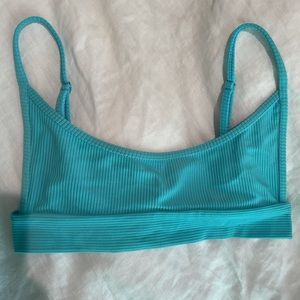 Frankies Gavin Ribbed Scoop bikini top